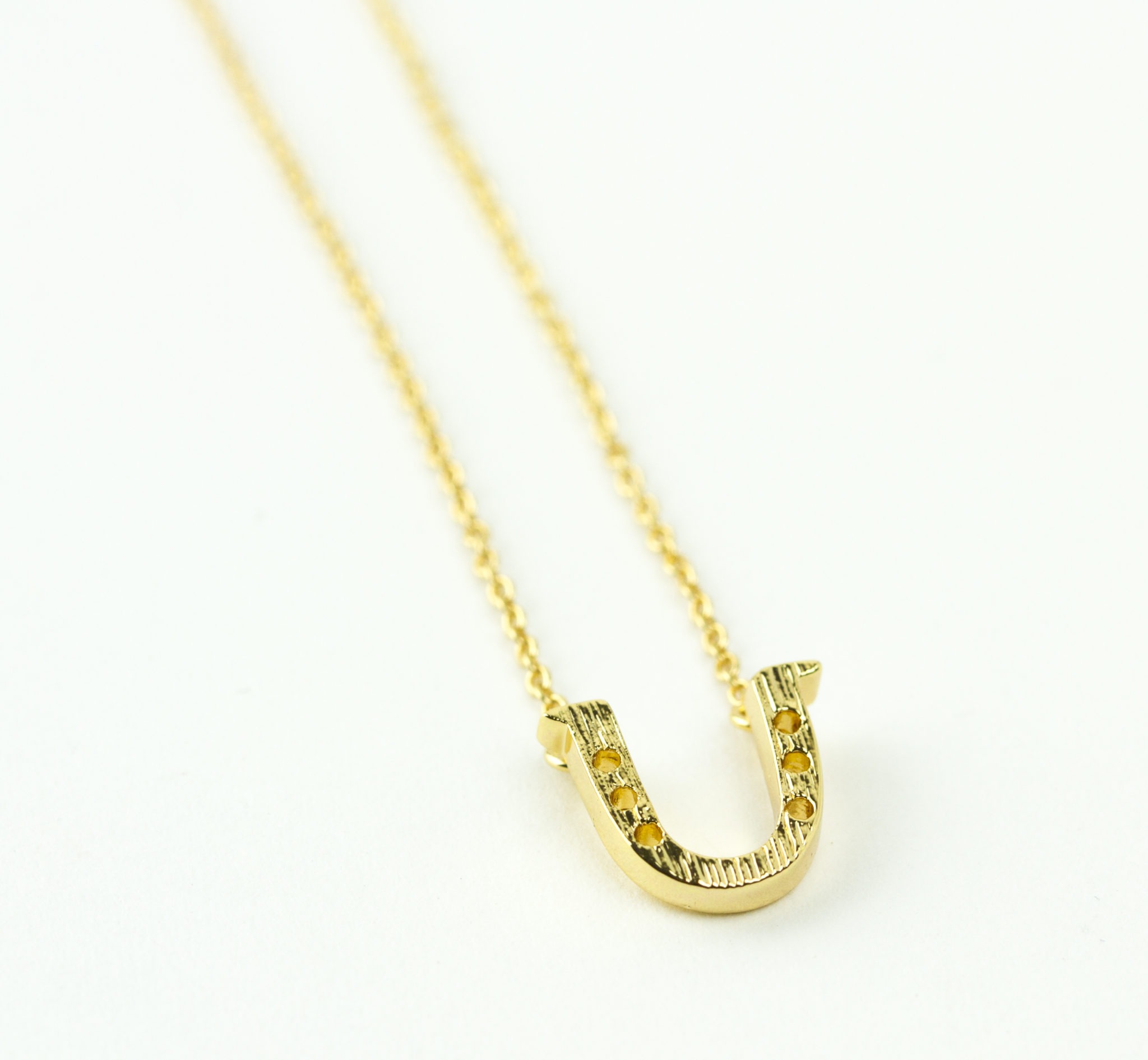 Jewelry: Gold Lucky Pendant - Mare Goods