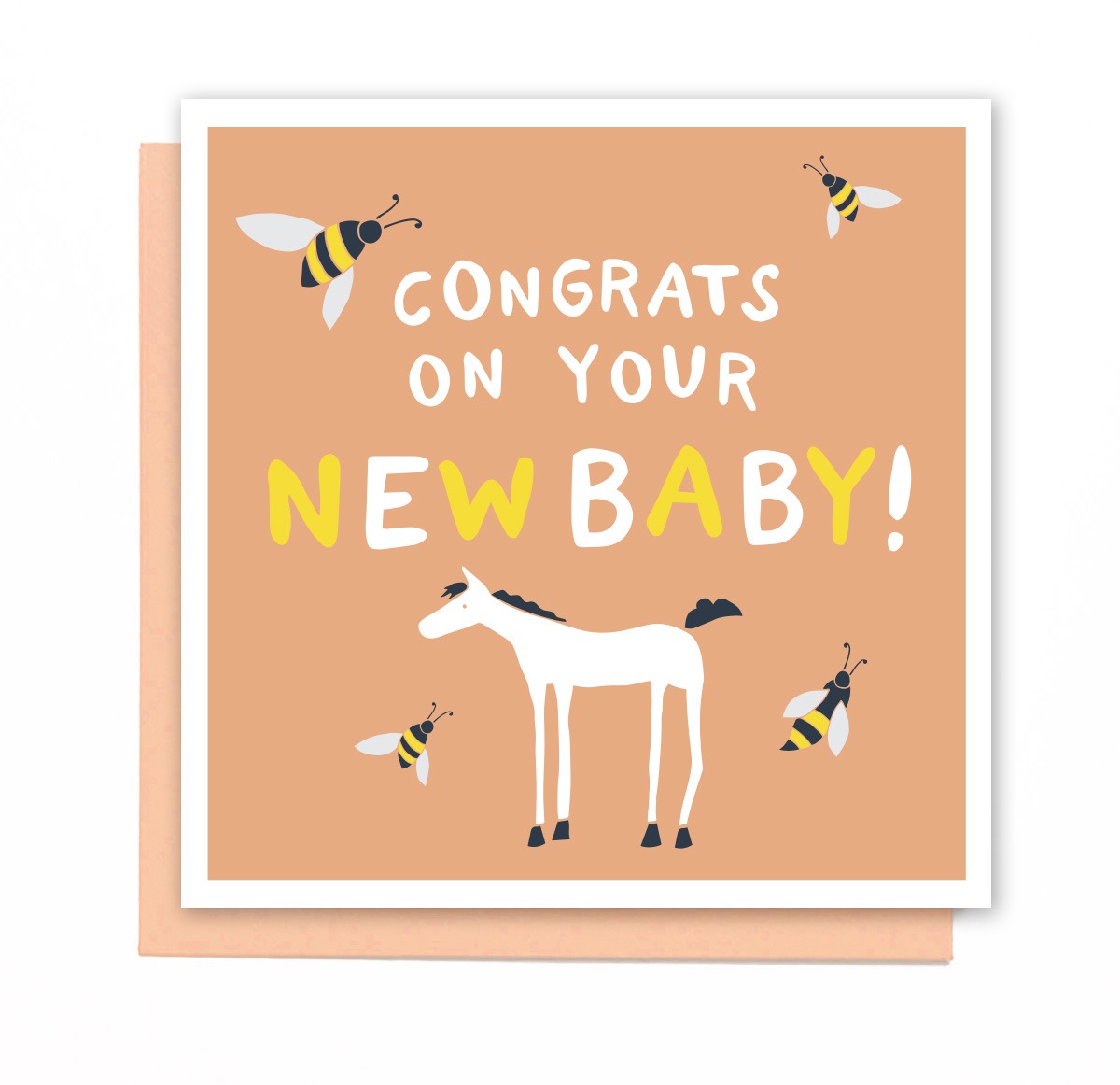 Card Congrats On Your New Baby Mare Goods