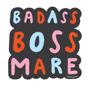 Sticker: Badass Boss Mare