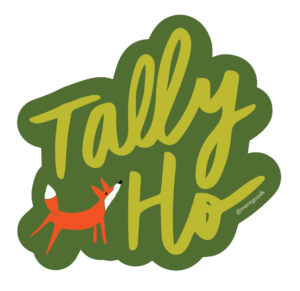 Sticker: Tally Ho