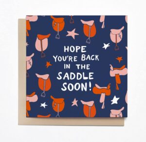 Card: Back in the Saddle