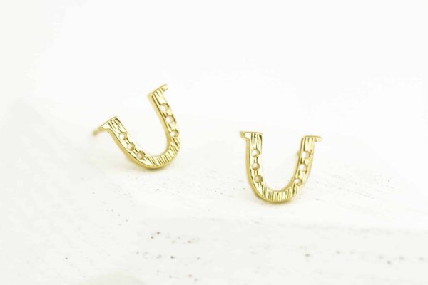 Jewelry: Lucky Studs Gold