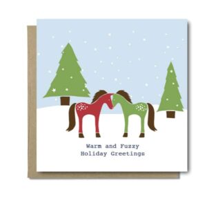 Card: Snow Ponies