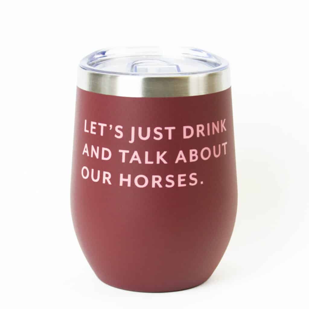 Wine Tumbler: Drink & Talk