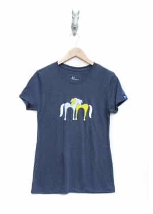 Tee: Navy Lovey Ladies Fit