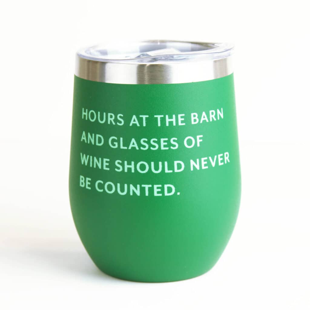 Wine Tumbler: Never Count