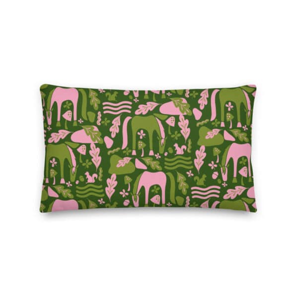 Pillow: Hope Springs (Preppy Pink) - Image 3