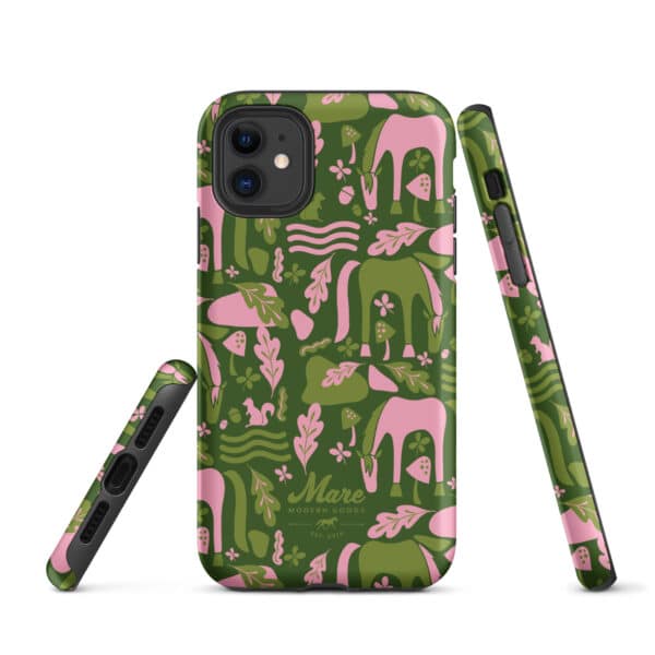 iPhone® Tough Case: Hope Springs (Preppy Pink) - Image 2