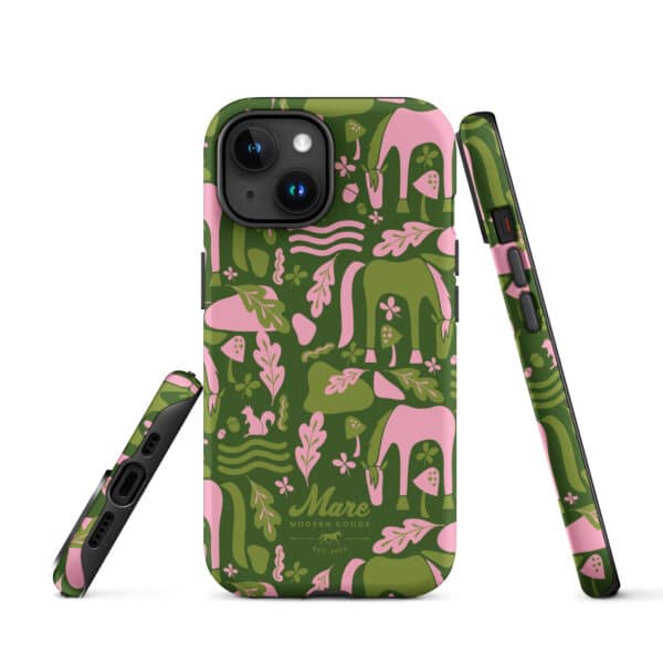iPhone® Tough Case: Hope Springs (Preppy Pink) - Image 17
