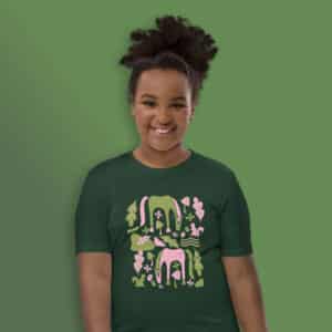 Kid's Tee: Hope Springs (Preppy Pink)