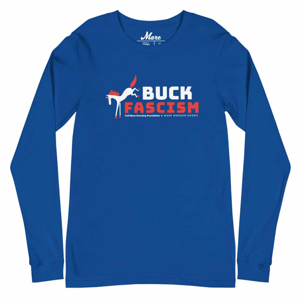 Unisex Long Sleeve Tee: Buck Fascism FMFxMare