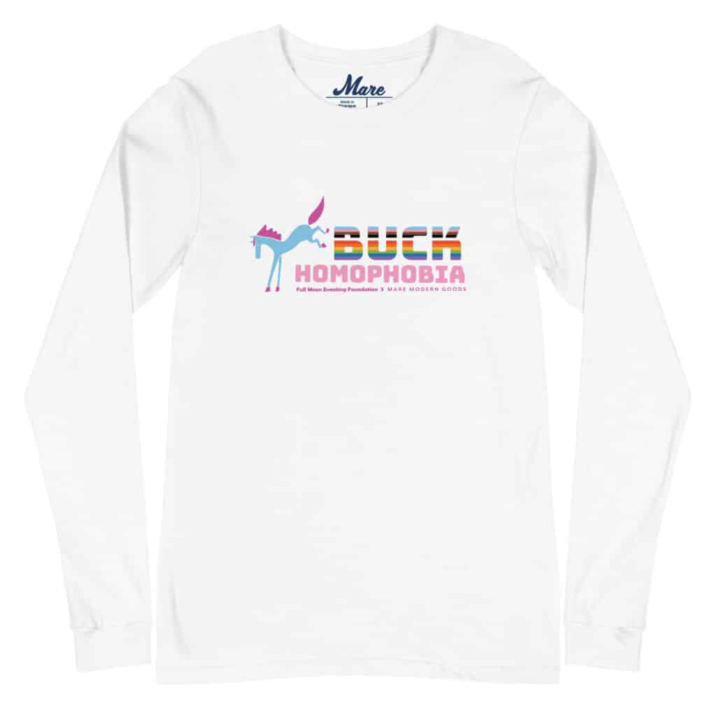 Unisex Long Sleeve Tee: Buck Homophobia