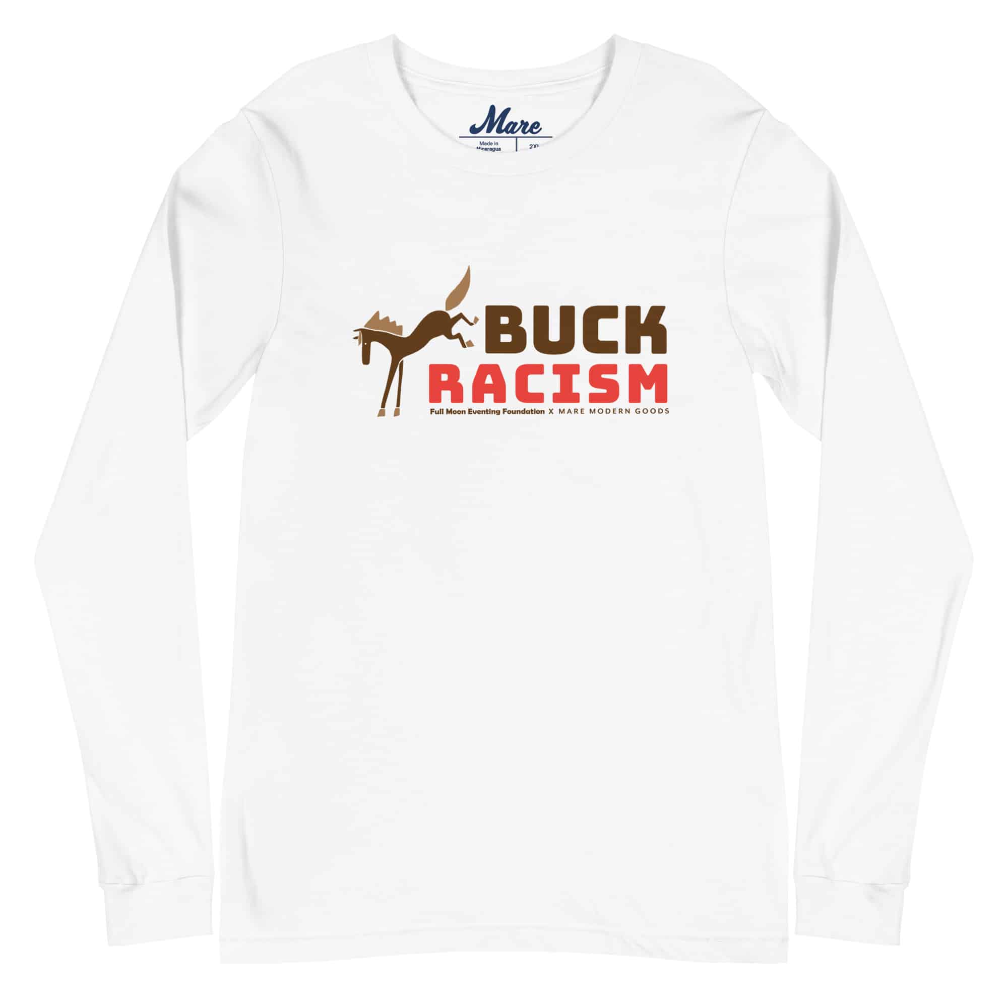 Unisex Long Sleeve Tee: Buck Racism - Image 7