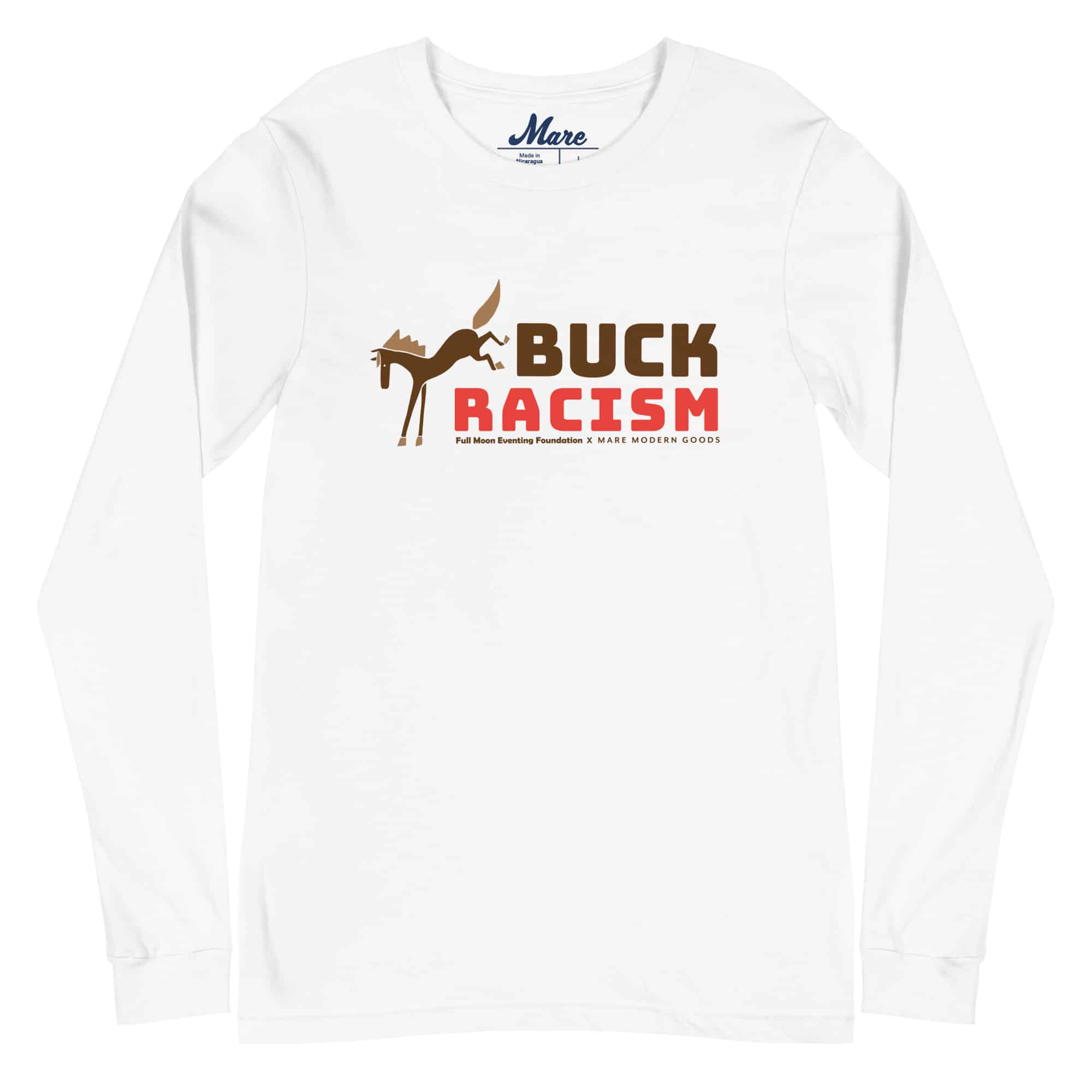 Unisex Long Sleeve Tee: Buck Racism - Image 11